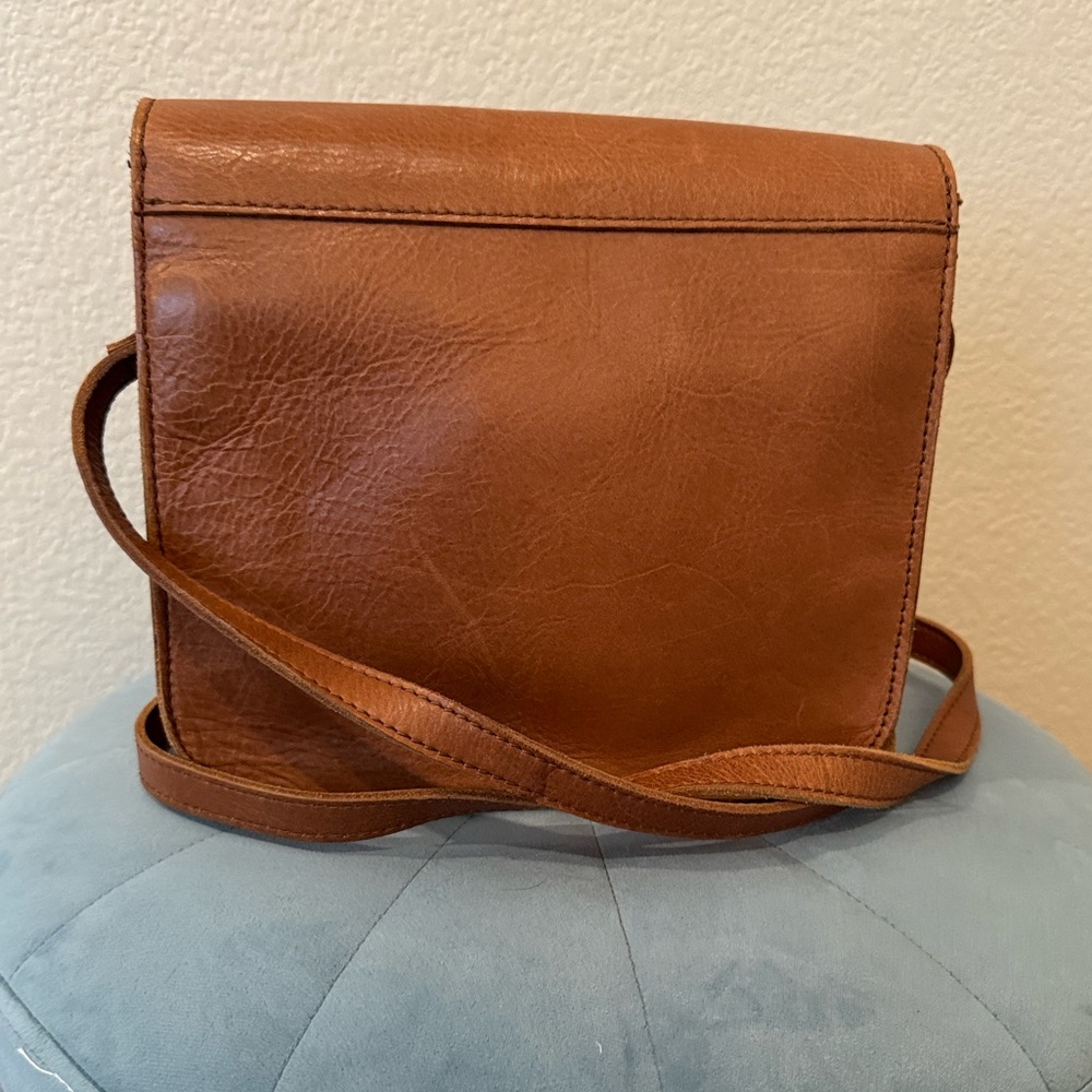 Madewell Brown Leather Crossbody Bag - Picture 3 of 5